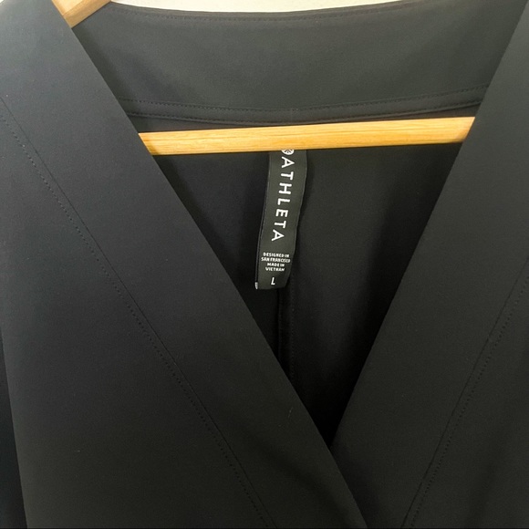 Athleta Marrow Black Romper Size Large - Picture 6 of 12